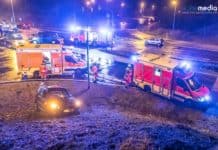 Autofahrer bei Unfall auf Osttangente verletzt