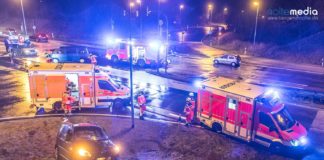 Autofahrer bei Unfall auf Osttangente verletzt
