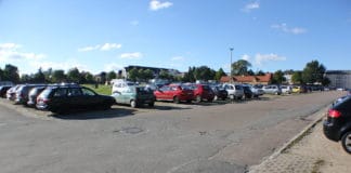 Teilsperrung der Parkfläche Exe