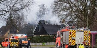 Hausbrand Wasserlooser Weg: Feuer zerstört Einfamilienhaus