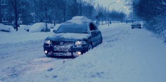 Wintereinbruch in Flensburg