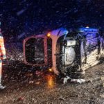B200 – Flensburg: Unfall im dichten Schneetreiben