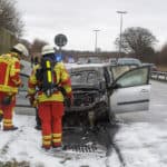 Flensburg: PKW brennt auf Osttangente