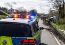 Umgekippter LKW sorgt für Behinderungen auf der B200 in Flensburg