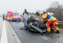 Flensburg: Vollsperrung der B200 nach Verkehrsunfall
