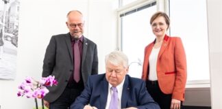 Ehrung von Jørgen Mads Clausen