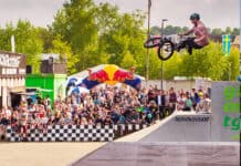 Stadt Flensburg feiert Spatenstich für die Erweiterung des BMX- und Skateparks Schlachthof