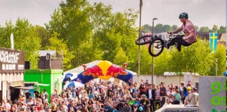 Stadt Flensburg feiert Spatenstich für die Erweiterung des BMX- und Skateparks Schlachthof