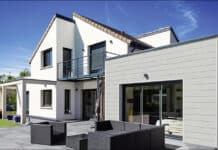 Witterungsschutz mit Faserzement