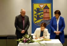Das „Goldene Buch“ der Stadt Flensburg