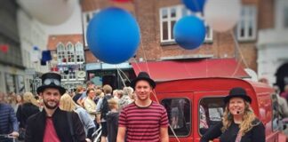 Kinder-Jazz-Band „ÆSKEN“ spielt in der Innenstadt!