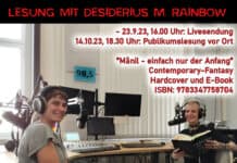 Desiderius M. Rainbow: „Mânil – einfach nur der Anfang“  Radio Fratz