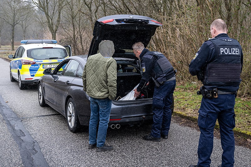 Auf Streife mit der Flensburger Bundespolizei