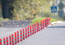 Markierungsarbeiten Ballastbrücke – Kielseng – Mürwiker Straße