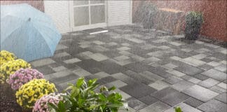 Mit Ökopflaster gegen Starkregen Mit Ökopflaster gegen Starkregen