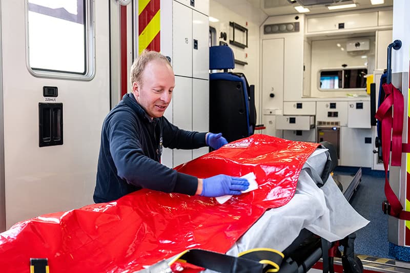 Notruf 112 Unterwegs mit einem Rettungswagen der Flensburger Berufsfeuerwehr