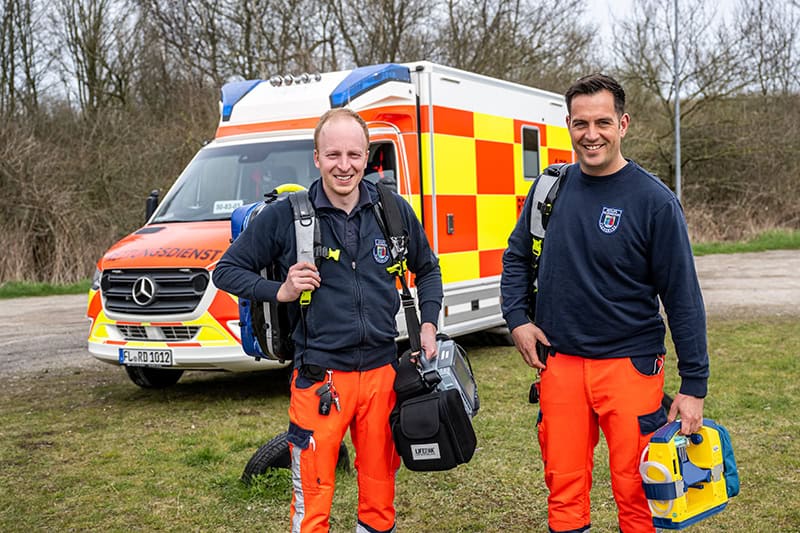 Notruf 112 Unterwegs mit einem Rettungswagen der Flensburger Berufsfeuerwehr