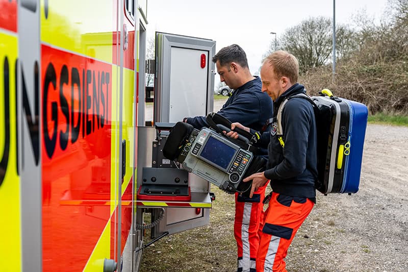 Notruf 112 Unterwegs mit einem Rettungswagen der Flensburger Berufsfeuerwehr