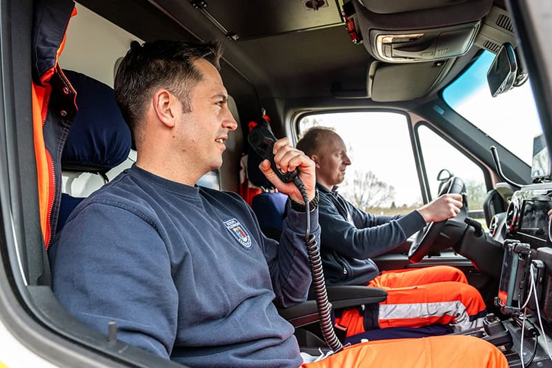 Notruf 112 Unterwegs mit einem Rettungswagen der Flensburger Berufsfeuerwehr