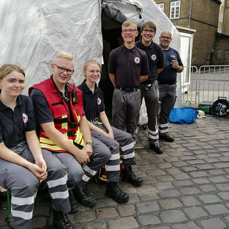 Flensburg Marathon: DRK-Bereitschaft im Einsatz