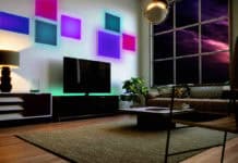 Dekorative Beleuchtung mit smarten LED-Panels und LED-Strips Dekorative Beleuchtung mit smarten LED-Panels und LED-Strips