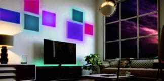 Dekorative Beleuchtung mit smarten LED-Panels und LED-Strips Dekorative Beleuchtung mit smarten LED-Panels und LED-Strips