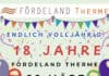 Hurra! Die Fördeland Therme Glücksburg wird volljährig! Hurra! Die Fördeland Therme Glücksburg wird volljährig!