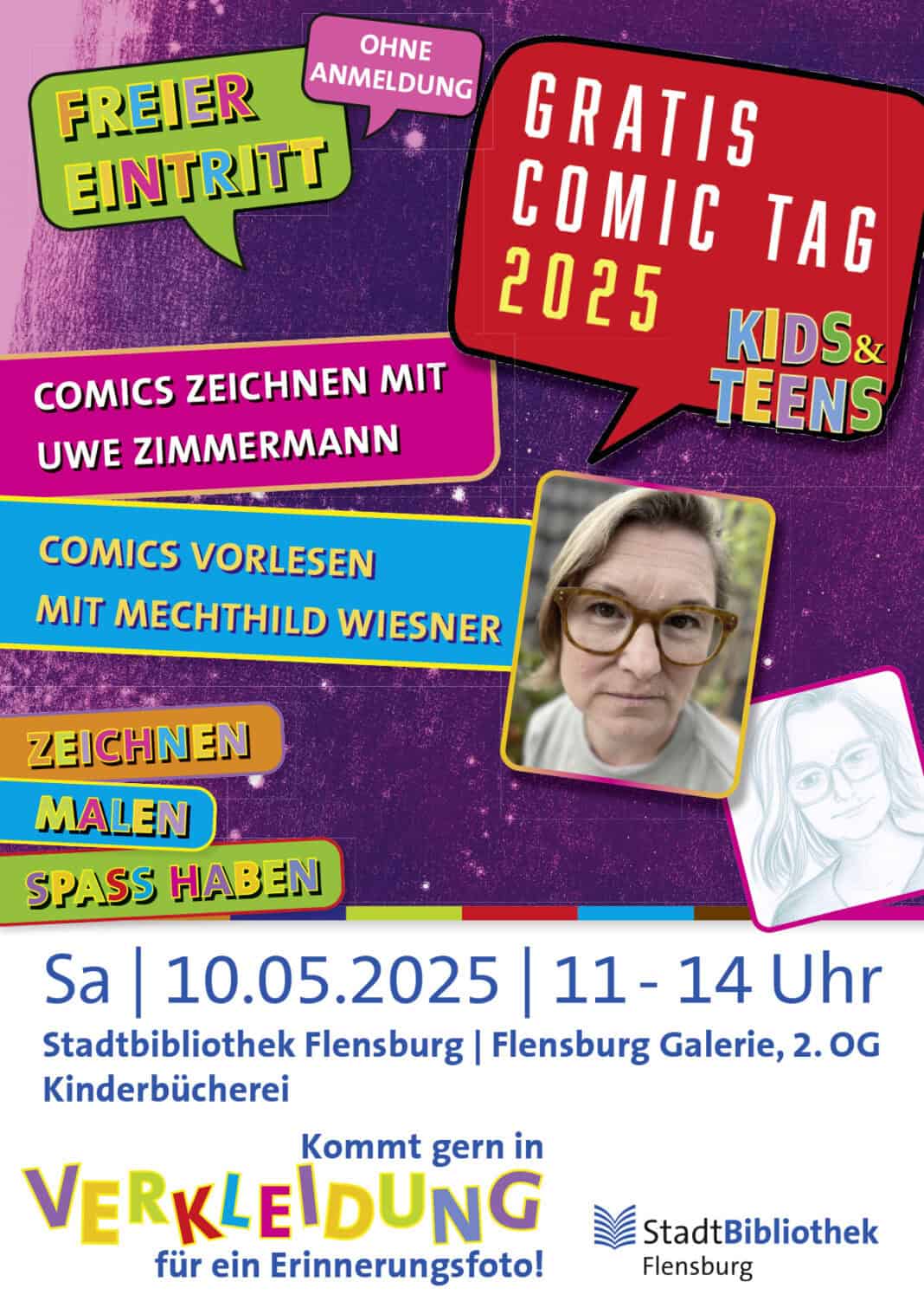 Gratis Comic-Tag für Kids