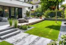 Clever geplant für ein nachhaltiges Gartenkonzept: Wasserdurchlässige Terrassen, Auffahrten, Wege Wasserdurchlässige Terrassen, Auffahrten, Wege