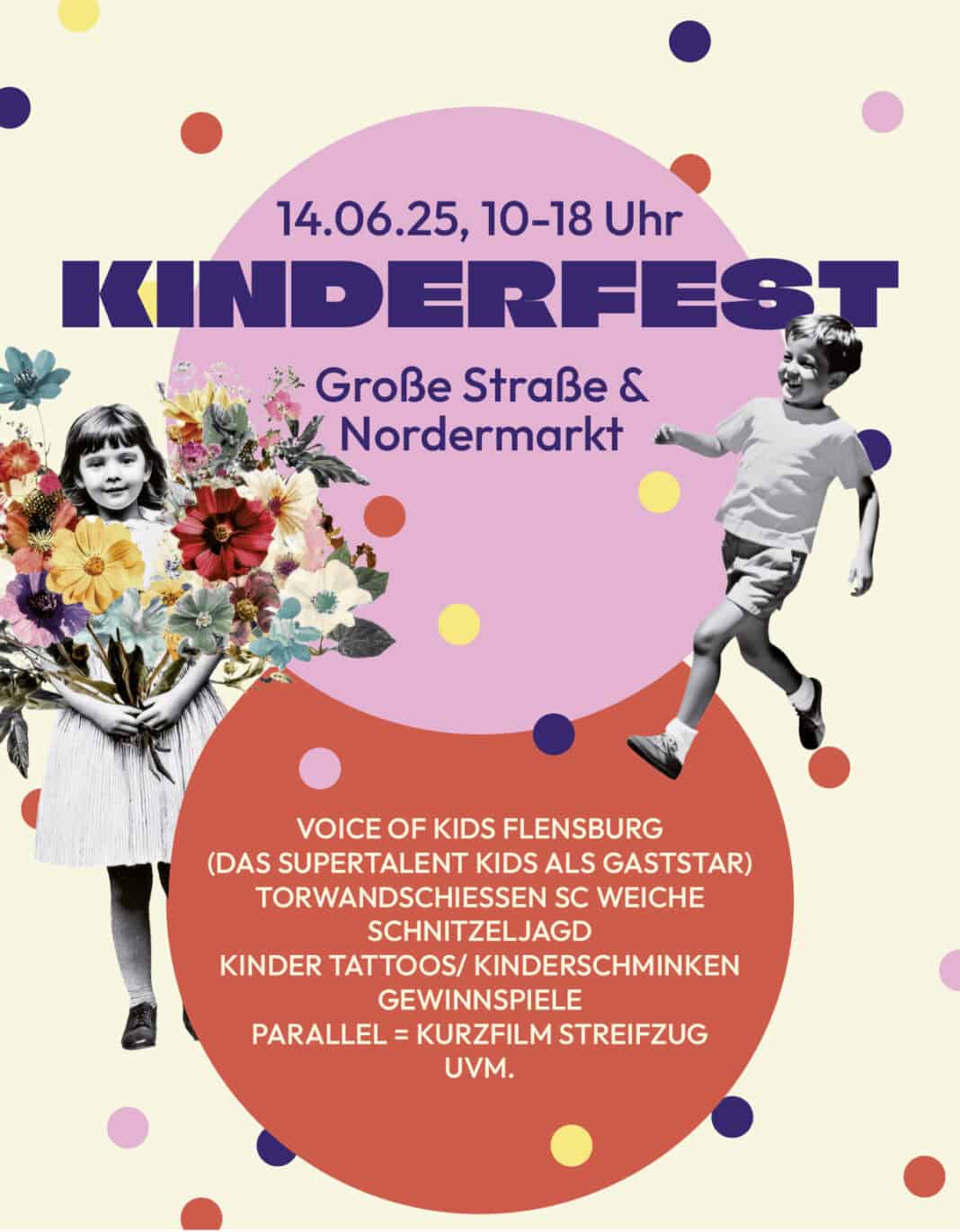 Kinderfest am 14. Juni 2025 in Flensburg von 10 bis 18 Uhr