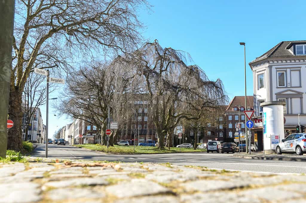 Burgplatz: Seit 50 Jahren die heutige Form