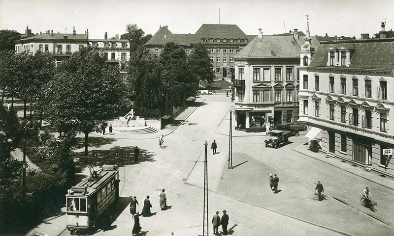 Burgplatz: Seit 50 Jahren die heutige Form