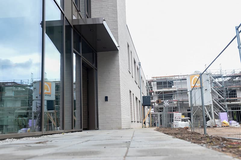 Das neue Bürgerhaus am Wiesharder Platz