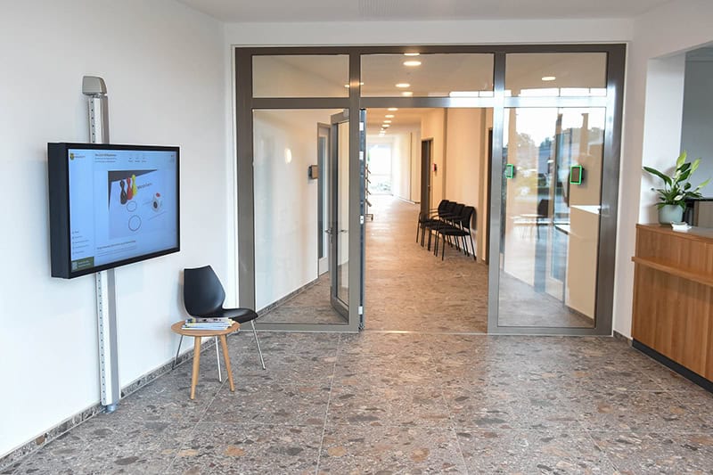 Das neue Bürgerhaus am Wiesharder Platz