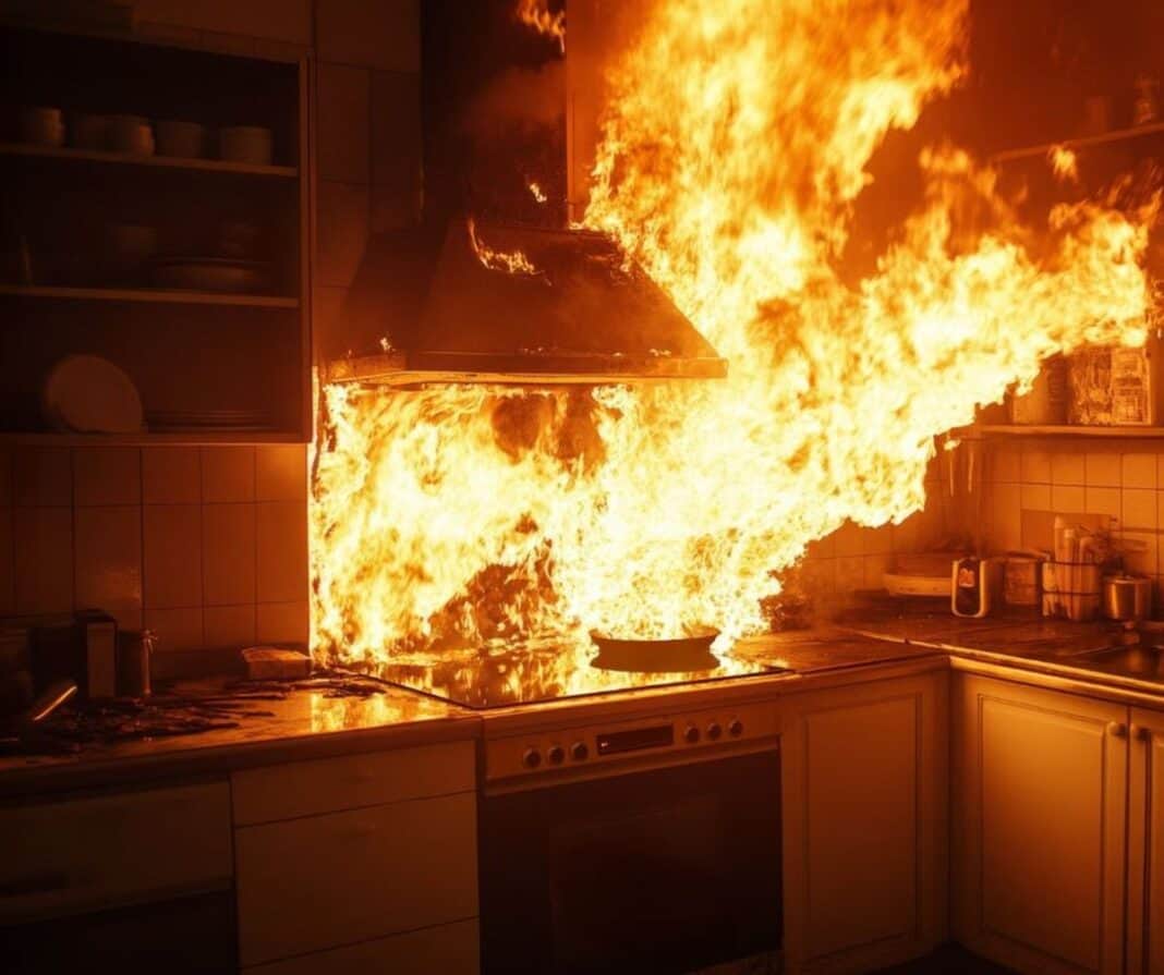 Fast jeder zweite Wohnungsbrand entsteht in der Küche