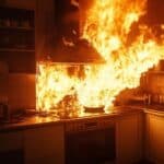 Fast jeder zweite Wohnungsbrand entsteht in der Küche Fast jeder zweite Wohnungsbrand entsteht in der Küche