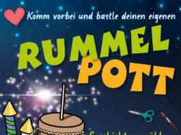 Rummelpott basteln mit Frauke Lind in der StadtBibliothek Flensburg