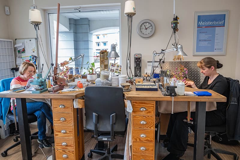 50 Jahre Goldschmiede Reich: Filigranes Handwerk in Fruerlund