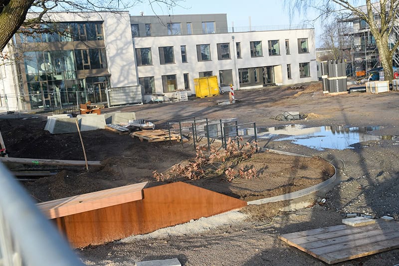 Handewitter Marktplatz: Neubau und Tradition