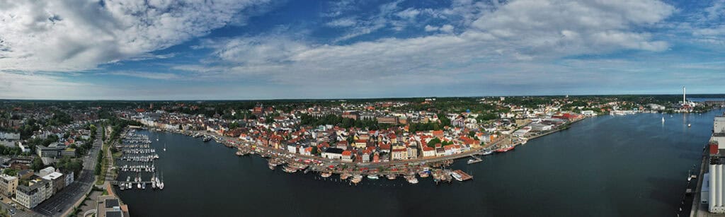 Die Flensburger Schiffbrücke erlebte die Blütezeit der Flensburger Seefahrt
