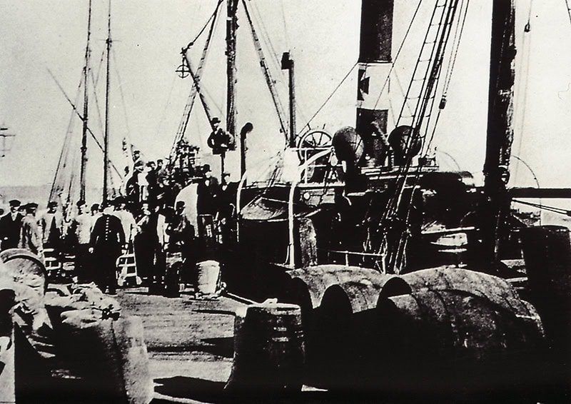 Die Flensburger Schiffbrücke erlebte die Blütezeit der Flensburger Seefahrt