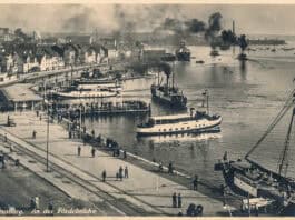 Die Flensburger Schiffbrücke erlebte die Blütezeit der Flensburger Seefahrt Die Flensburger Schiffbrücke erlebte die Blütezeit der Flensburger Seefahrt