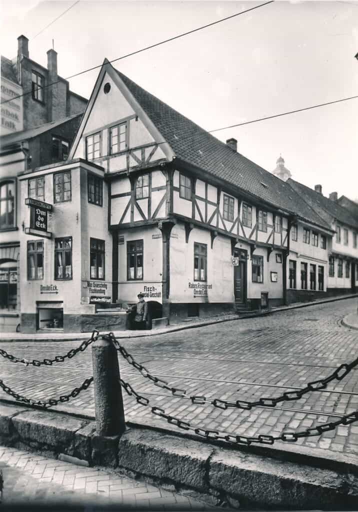 Der Nordermarkt – einer der beiden Flensburger Hauptmarktplätze