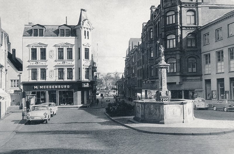 Der Nordermarkt – einer der beiden Flensburger Hauptmarktplätze