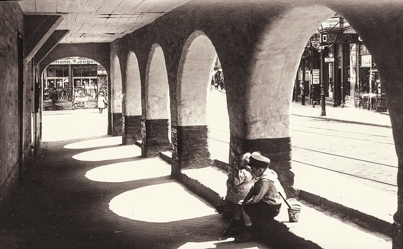 Der Nordermarkt – einer der beiden Flensburger Hauptmarktplätze