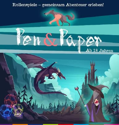 Pen & Paper: Rollenspiele – gemeinsam Abenteuer erleben! Pen & Paper: Rollenspiele – gemeinsam Abenteuer erleben!