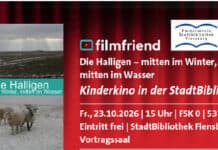 Kinderkino in der StadtBibliothek – „Die Halligen: Mitten im Winter, mitten imWasser“ Kinderkino in der StadtBibliothek – „Die Halligen: Mitten im Winter, mitten im Wasser“