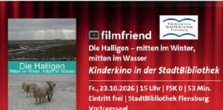 Kinderkino in der StadtBibliothek – „Die Halligen: Mitten im Winter, mitten imWasser“ Kinderkino in der StadtBibliothek – „Die Halligen: Mitten im Winter, mitten im Wasser“